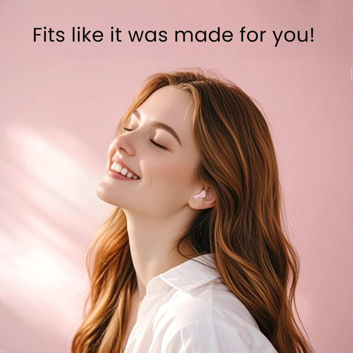 Heart-Shaped Wireless Earbuds