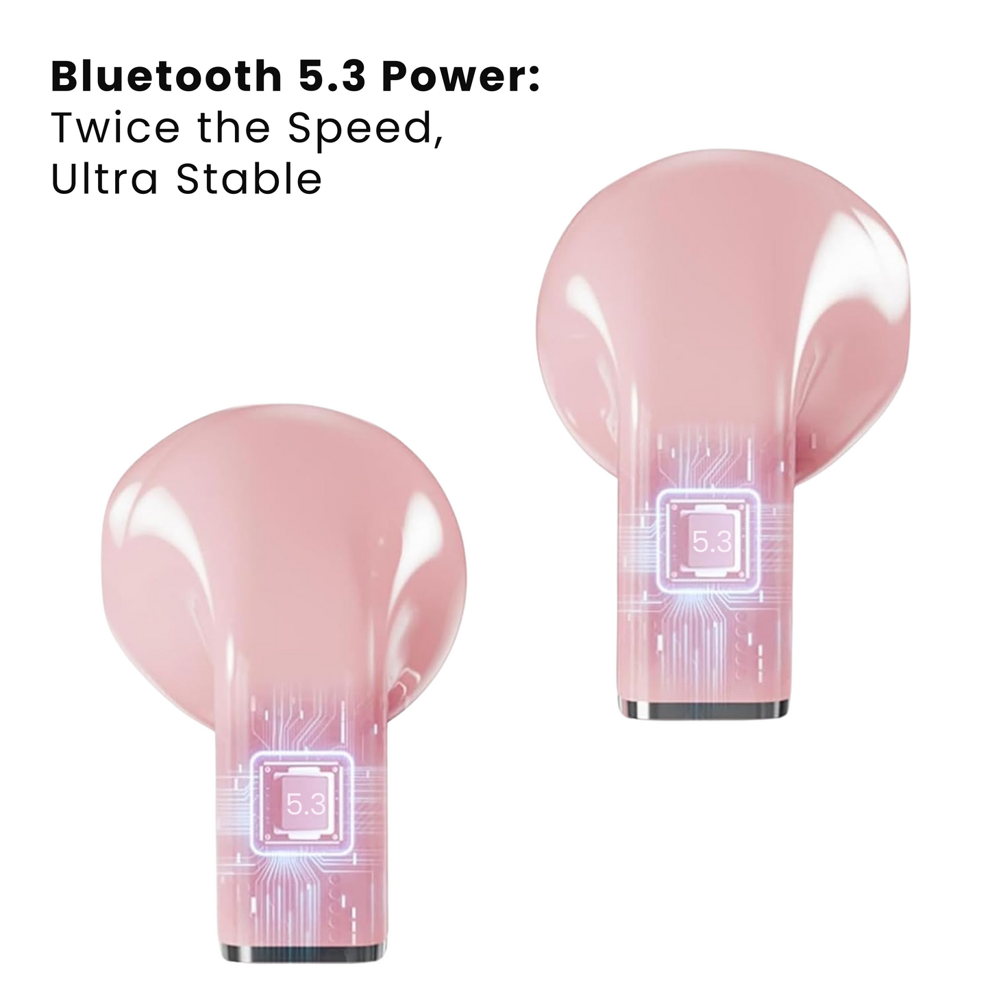 Heart-Shaped Wireless Earbuds